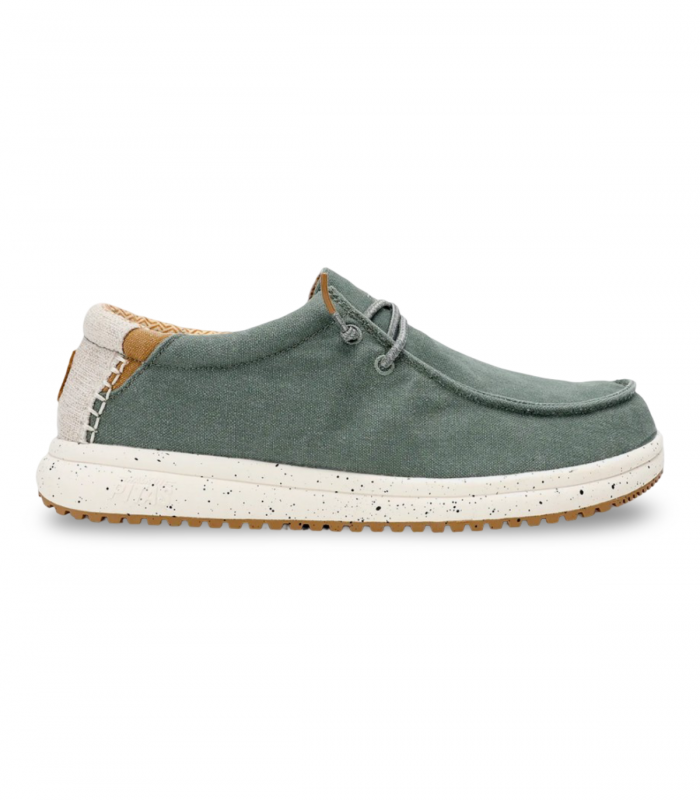 Wallaby canvas verde caballero Walk In Pitas Nias, casual