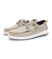 Náutico beige de lona Walk In Pitas Byron, fresco