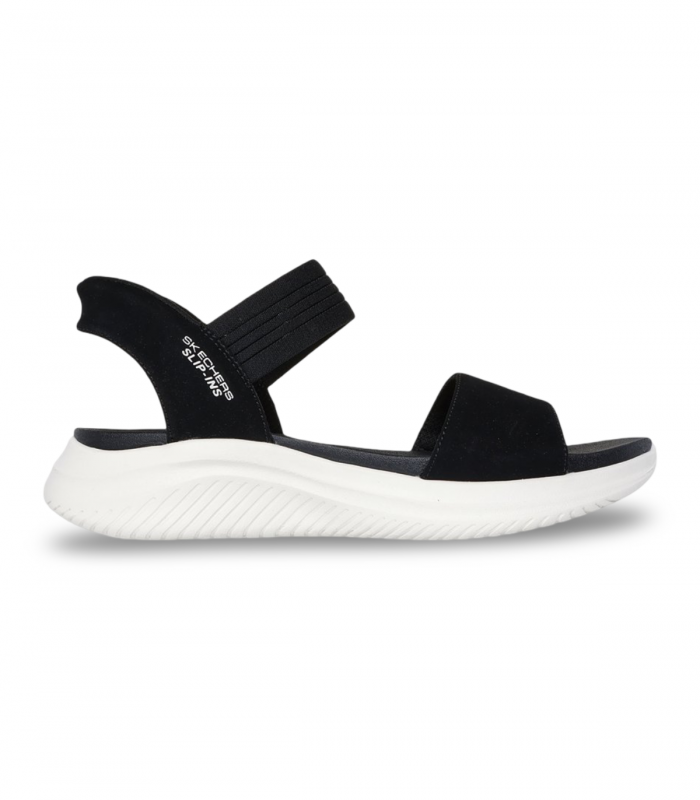 Sandalia negra Slip-Ins Skechers 119804, ligera