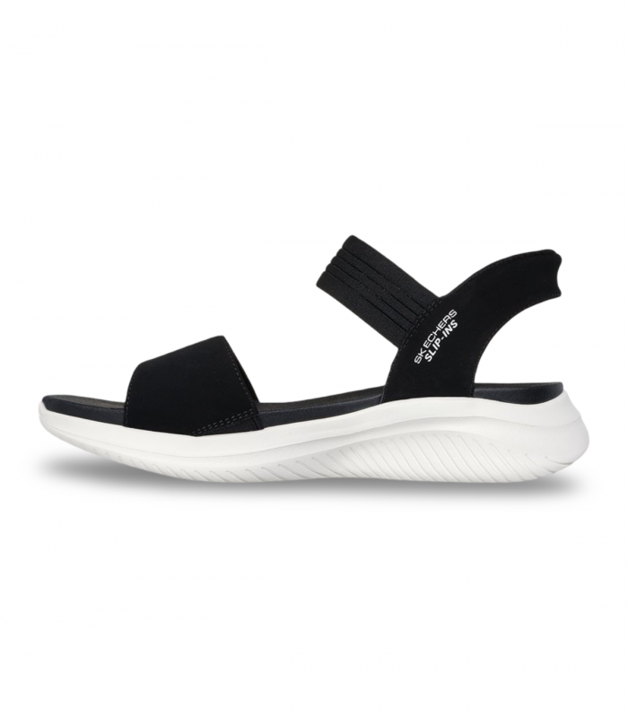 Sandalia negra Slip-Ins Skechers 119804, ligera