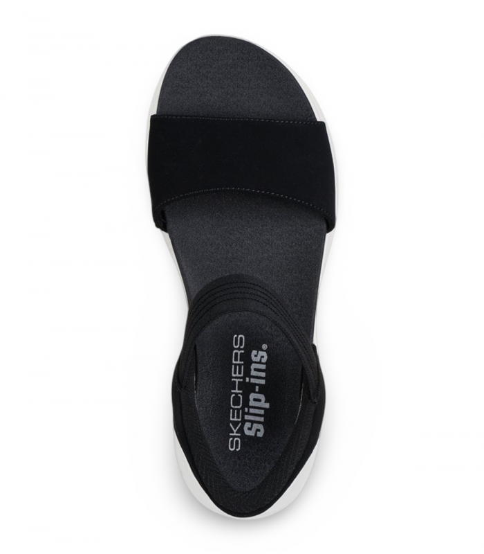 Sandalia negra Slip-Ins Skechers 119804, ligera