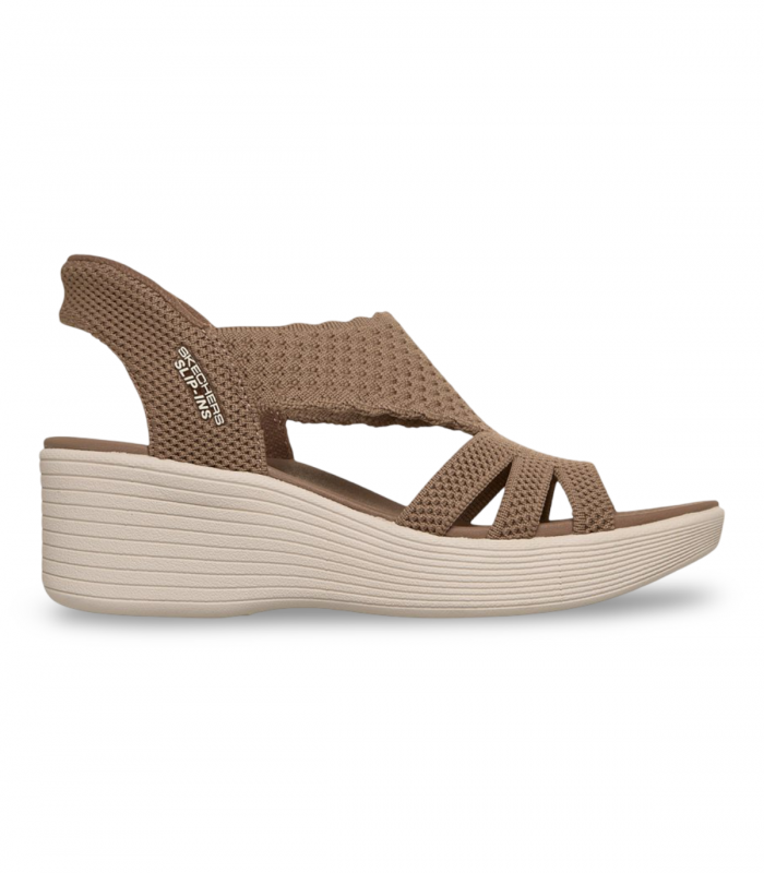 Sandalia cuña marrón Slip-Ins Skechers Parallel Lite 120012