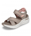 Sandalia taupe Arch Fit Skechers 164078, confort