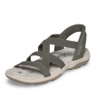 Sandalia oliva Slip-Ins cómoda Skechers Reggae Slim 163460