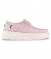 Wallaby rosa con plataforma Walk In Pitas Poppy