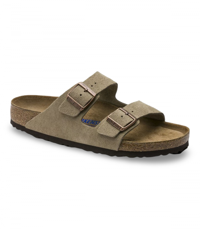 Sandalia taupe dos hebillas bio Birkenstock 951303