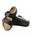 Sandalia caballero negra dos hebillas Birkenstock 551251