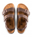 Sandalia marrón con tira trasera Birkenstock 34701, cómoda