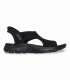 Sandalia negra Slip-Ins ligera Skechers 119519