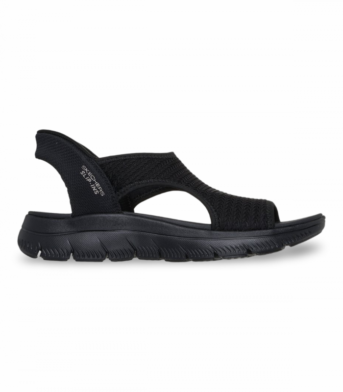 Sandalia negra Slip-Ins ligera Skechers 119519