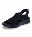 Sandalia negra Slip-Ins ligera Skechers 119519