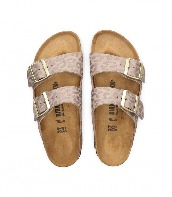 Sandalia animal print gris taupe Birkenstock 1031941