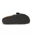 Sandalia negra clásica hebilla Birkenstock