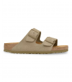 Sandalia velour kaki Birkenstock 1032061