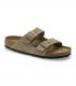 Sandalia serraje taupe dos hebillas Birkenstock 951303