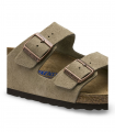 Sandalia serraje taupe dos hebillas Birkenstock 951303