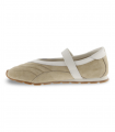 Bailarina deportiva beige con velcro Victoria 1159107, cómoda para diario