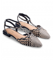 Zapato trenzado negro talón abierto Gioseppo 79237