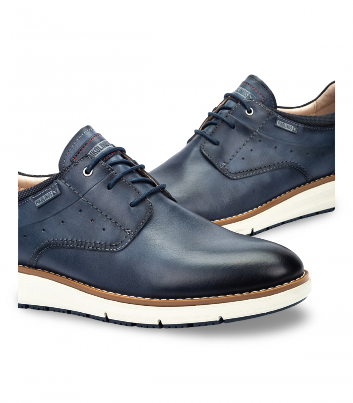 Blucher marino piel con cordones Pikolinos Manacor M1A-4276C1