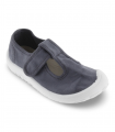 Zapatilla infantil lona azul Victoria