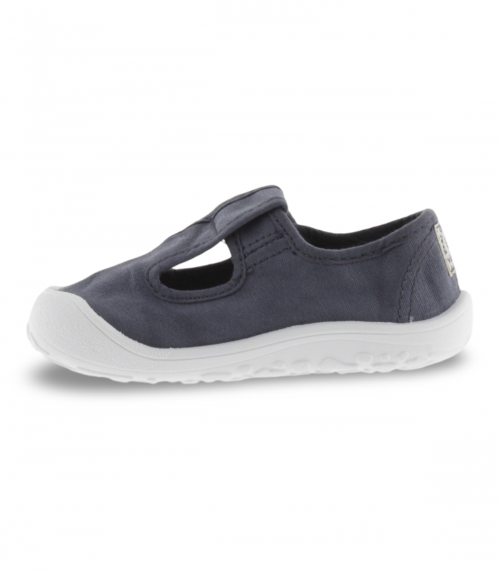 Zapatilla infantil lona azul Victoria