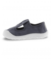 Zapatilla infantil lona azul Victoria