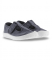 Zapatilla infantil lona azul Victoria