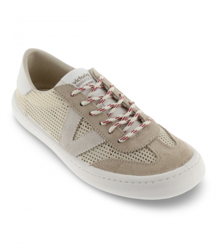 Deportivo barefoot serraje beige Victoria 1186106, muy transpirable