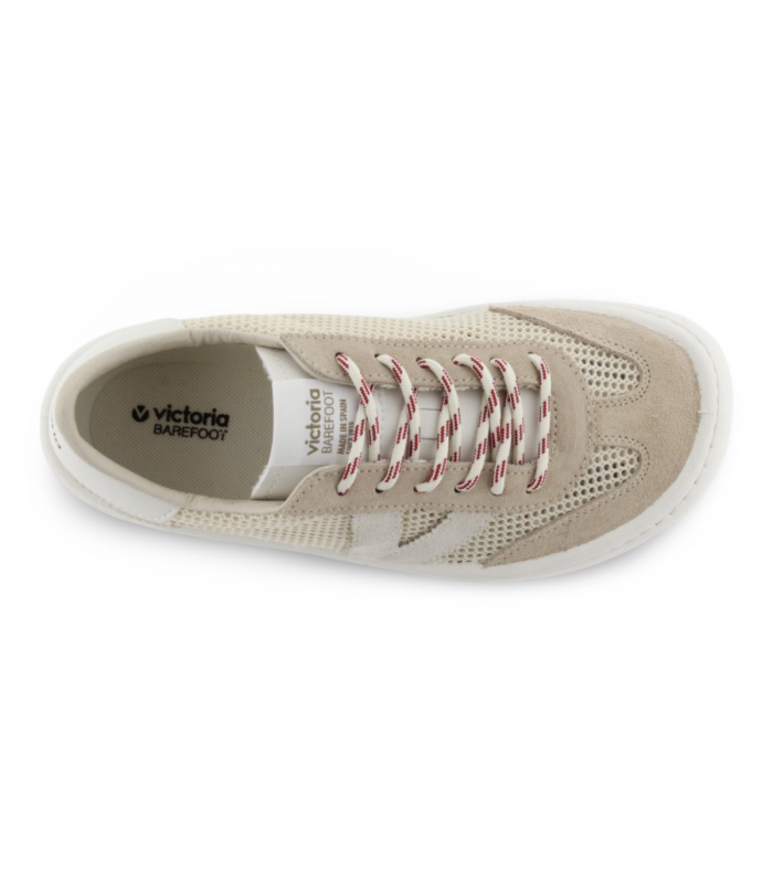 Deportivo barefoot serraje beige Victoria 1186106, muy transpirable