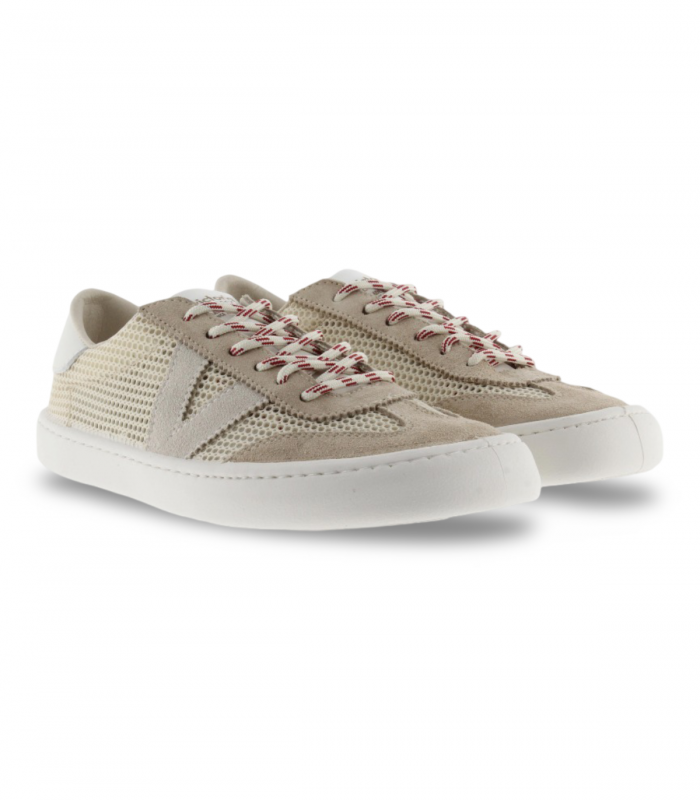 Deportivo barefoot serraje beige Victoria 1186106, muy transpirable