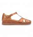 Sandalia brandy puntera cerrada Pikolinos Cadaqués, cómoda