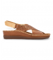 Sandalia cuero troquelada cosida Pikolinos Cadaqués W8K-0848C1