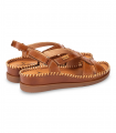 Sandalia brandy cosido artesanal Pikolinos Cadaqués W8K-1839