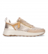 Deportiva beige con mezcla de texturas Carmela 163098, moderna y ligera
