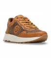 Deportiva de rafia camel Carmela 163239, fresca y artesanal