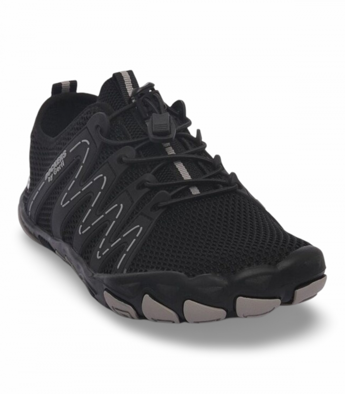 Deportiva barefoot negro gris Dockers 56MH202, flexible y natural