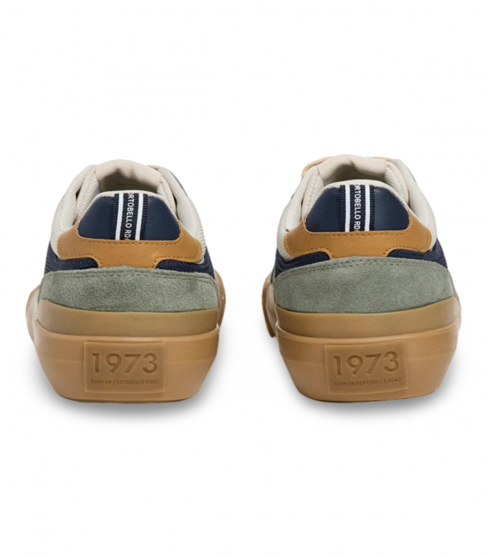 Deportiva hombre serraje verde Pepe Jeans Nolan Street, estilo retro