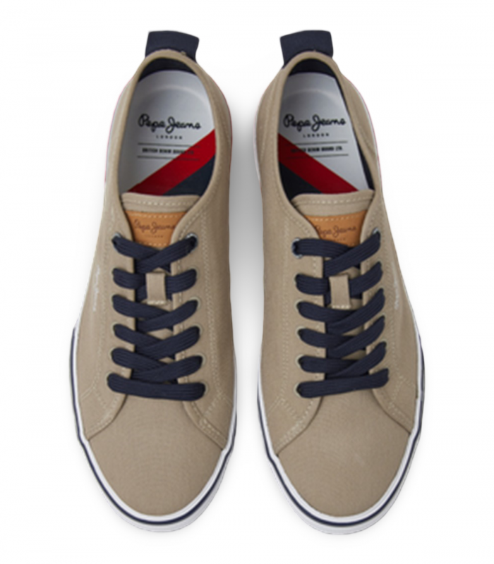 Deportivo blanco de lona veraniego Pepe Jeans Kenton Smart