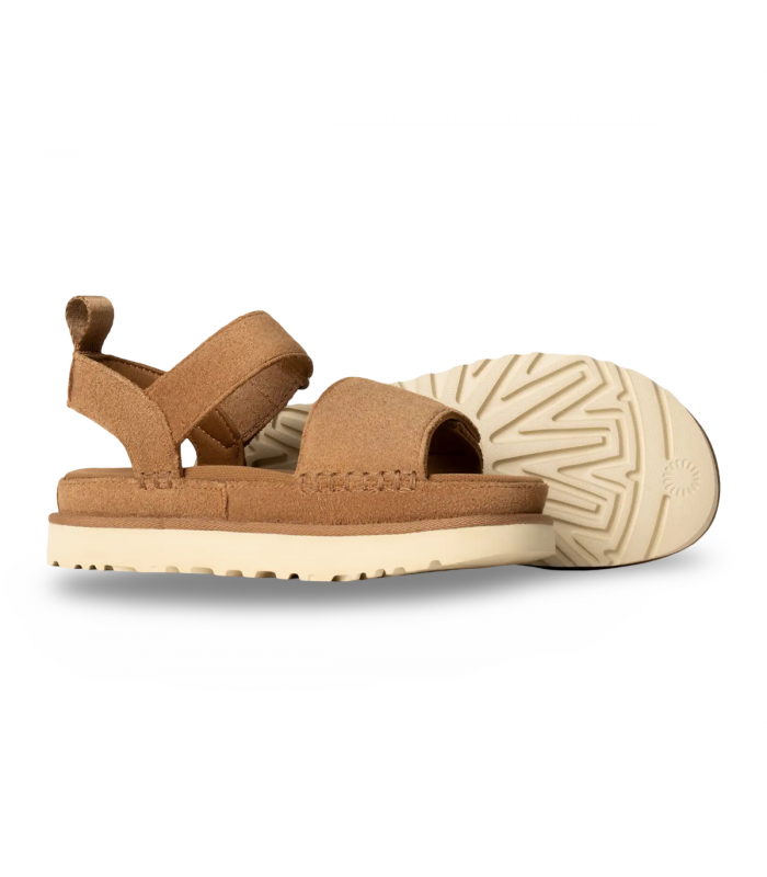 Sandalia de piel con velcros UGG Goldenstar, ligera y muy práctica
