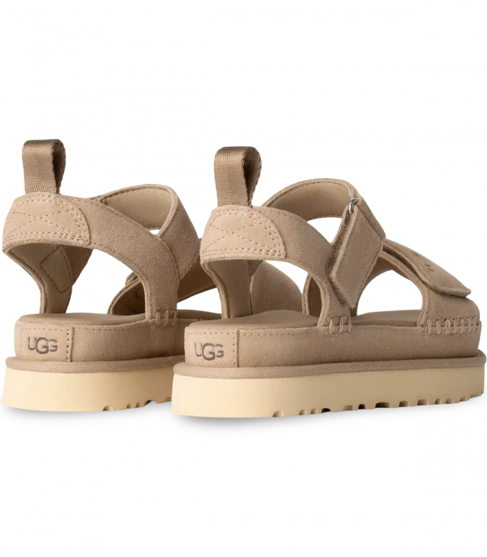 Sandalia nude con velcros cómoda UGG Goldenstar