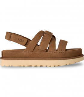 Sandalia clog gamuza cuero cómoda UGG Goldenstar Gleam