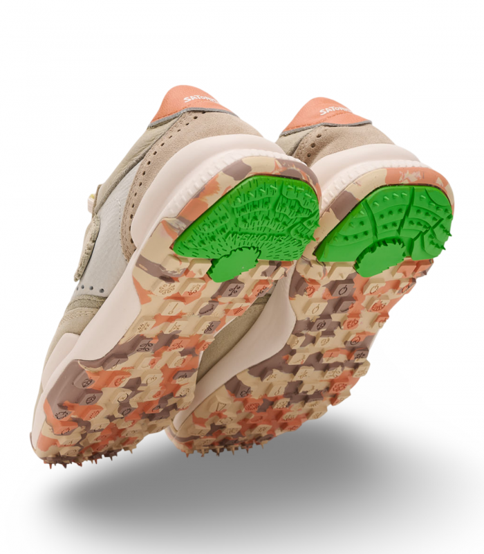 Deportiva premium verde y rosa Satorisan Chacrona Premium, muy cómoda