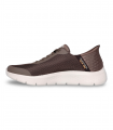 Deportivo hombre blanco Hands Free Skechers 216324, práctico