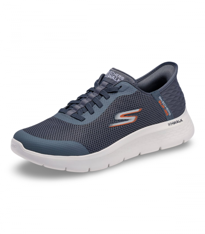 Deportivo gris manos libres Skechers Go Walk Flex 216324, muy cómodo