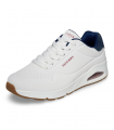 Deportivo blanco con cámara de aire Skechers Uno 183004, urbano