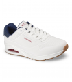 Deportivo blanco con cámara de aire Skechers Uno 183004, urbano