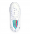 Deportivo blanco plataforma Skechers D’Lites Fresh Start, versátil