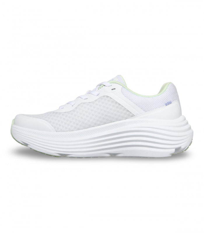 Deportivo blanco con verde menta Skechers Max Cushioning, amortiguado