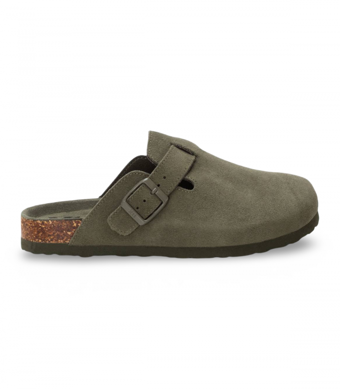Zueco bio kaki con hebilla XTI 142871