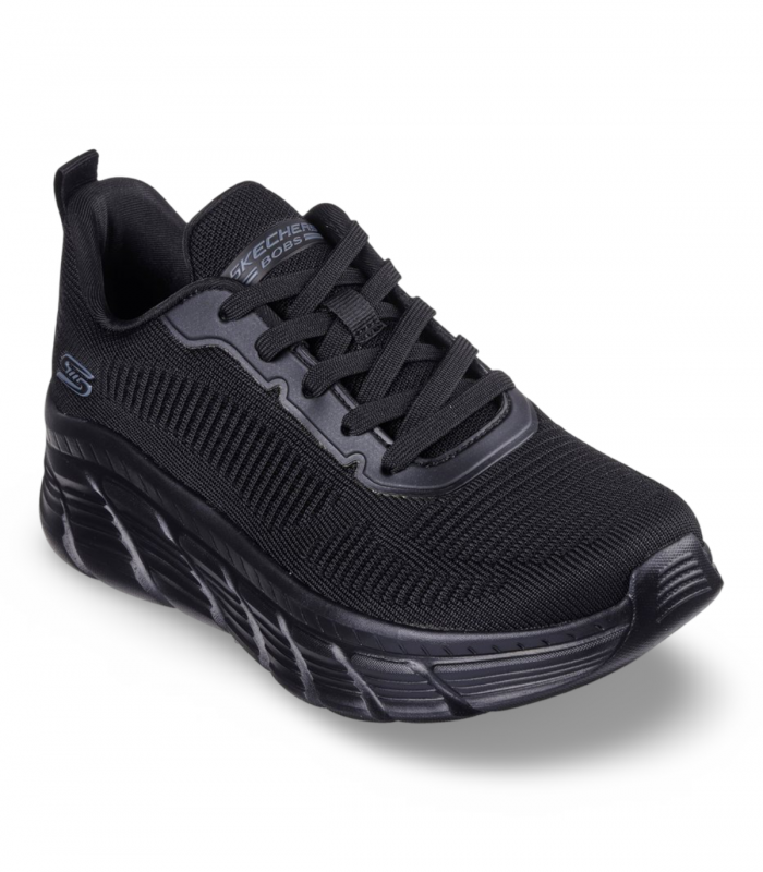 Deportivo negro de confort Skechers BOBS B Flex Hi, cómodo para diario